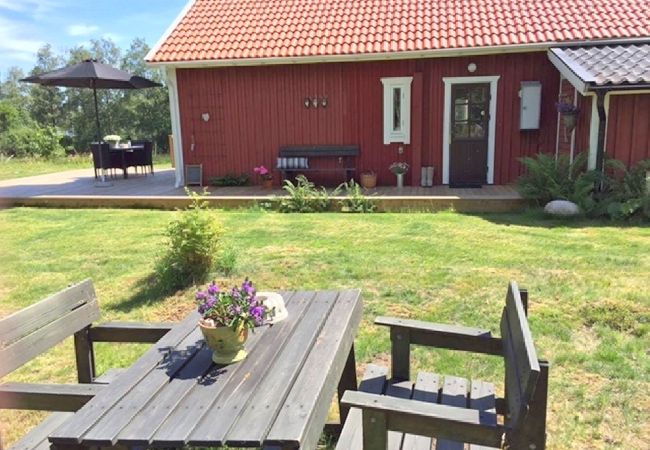 Ferienhaus in Lammhult - Ferienhaus mit Internet und Sauna und Boot am See Stråken in Småland Ferienhaus in Lammhult - Ferienhaus mit Internet und Sauna und Boot am See Stråken in Småland