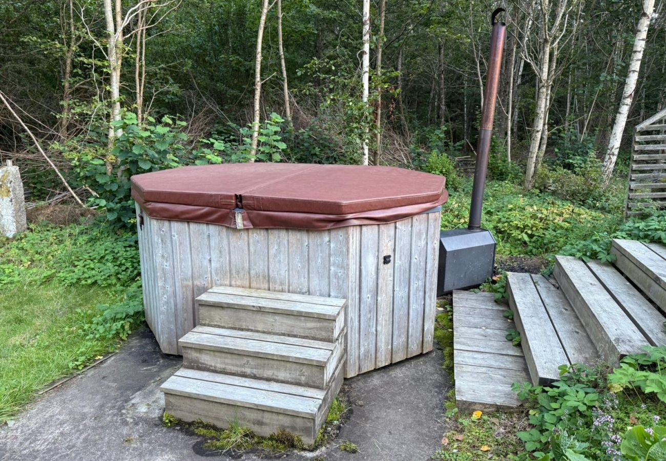 Ferienhaus in Ryd - Grosses, geräumiges Ferienhaus in Alleinlage mit Wintergarten - Hot tub - Pool - Sauna