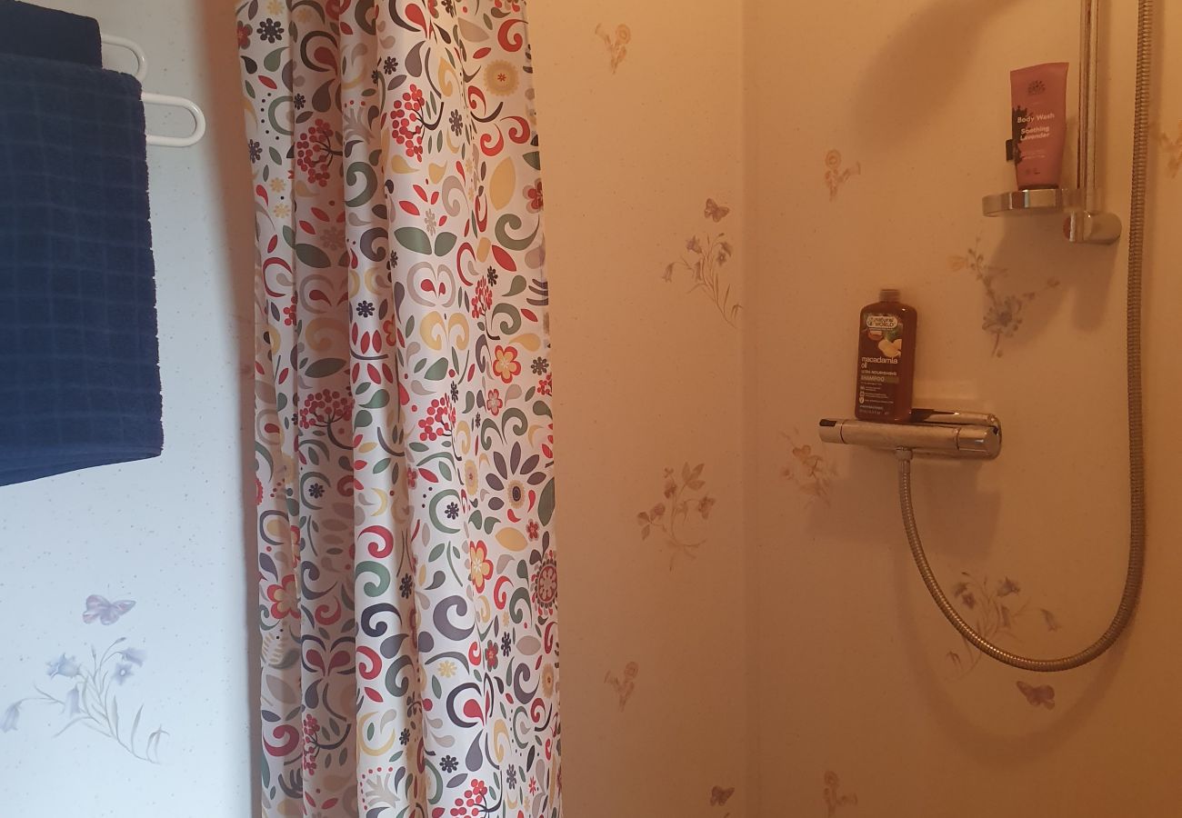 Ferienhaus in Skinnskatteberg - Ferienhaus direkt am See in Bergslagen mit Sauna und Boot