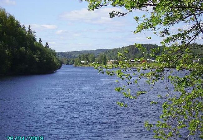 Ferienhaus in Näsåker - Schönes Ferienhaus am Ufer des Ångermanälven