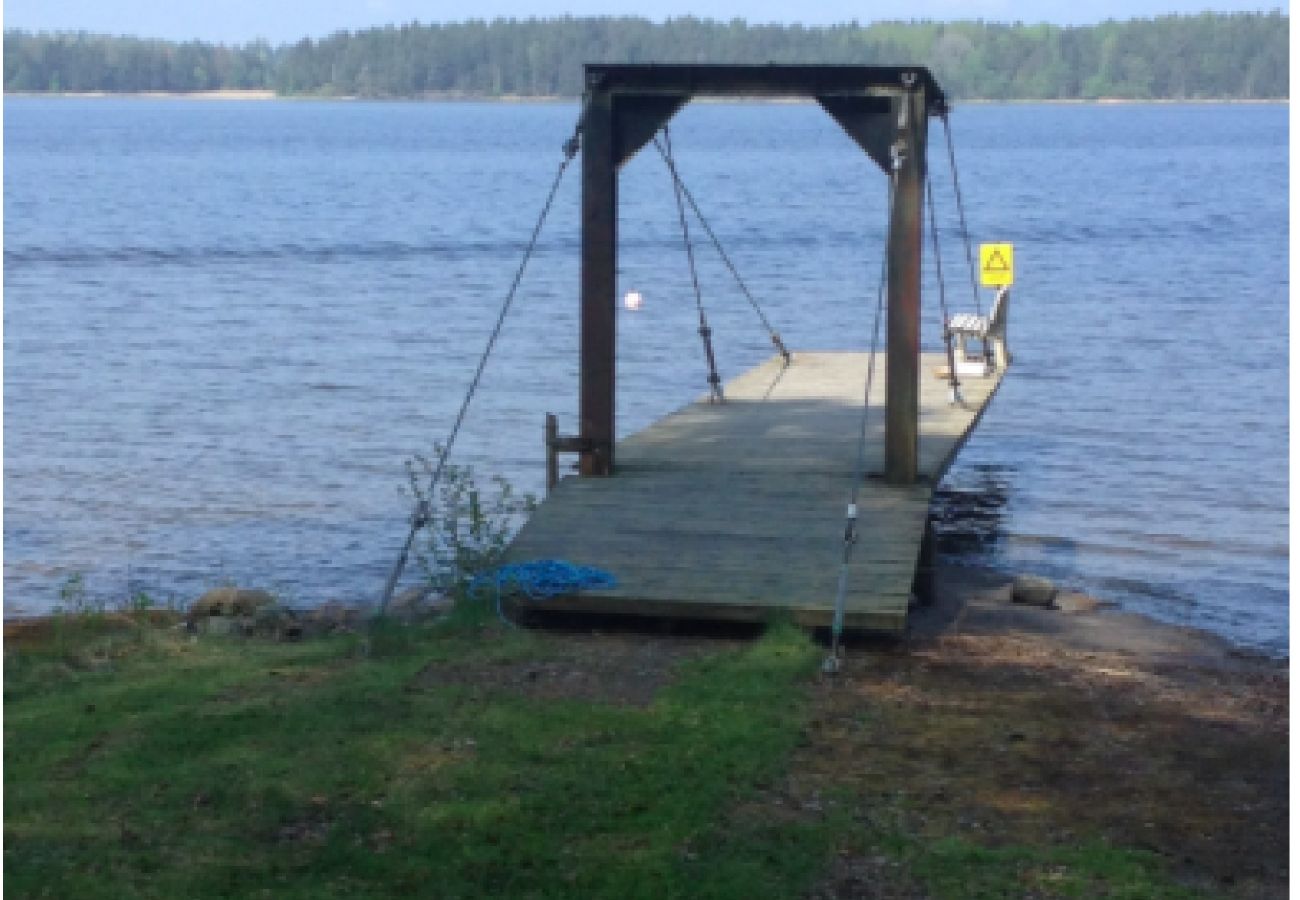 Ferienhaus in Köpmannebro - Einzigartiges Ferienhaus 40 Meter vom Wasser