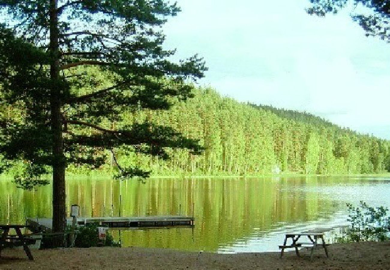 Ferienhaus in Ydre - Rot-weisses Ferienhaus am Wald und unweit vom See und Bademöglichkeiten