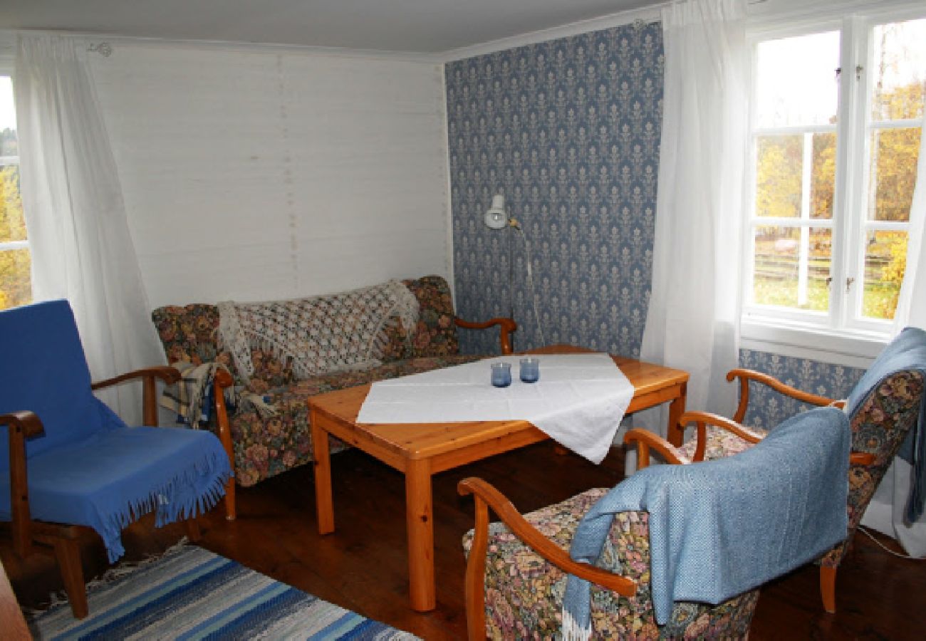 Ferienhaus in Ydre - Rot-weisses Ferienhaus am Wald und unweit vom See und Bademöglichkeiten