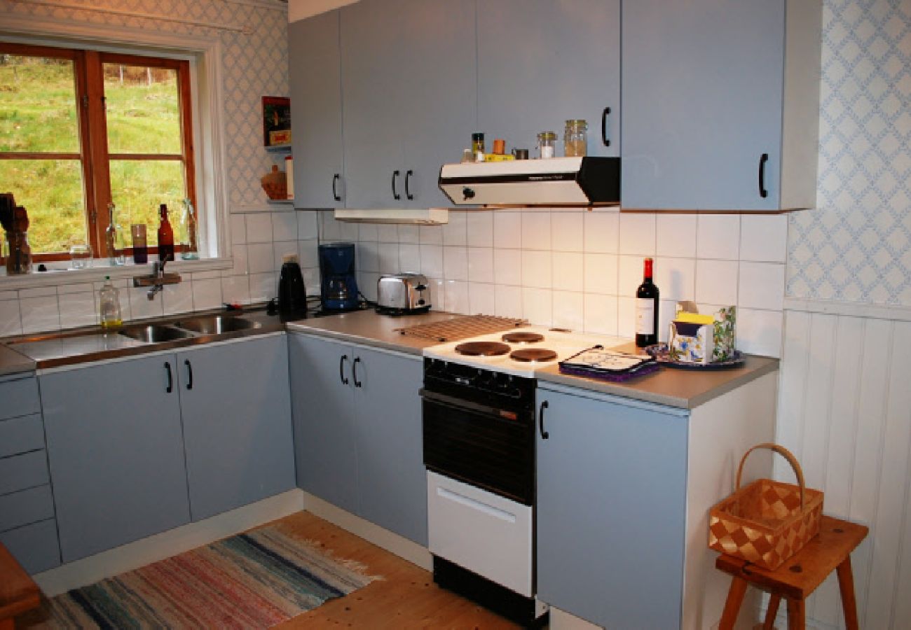 Ferienhaus in Ydre - Rot-weisses Ferienhaus am Wald und unweit vom See und Bademöglichkeiten
