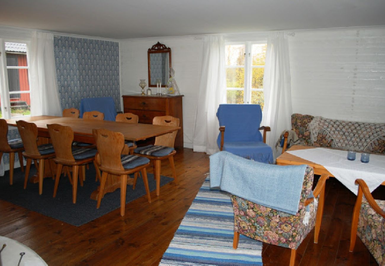 Ferienhaus in Ydre - Rot-weisses Ferienhaus am Wald und unweit vom See und Bademöglichkeiten