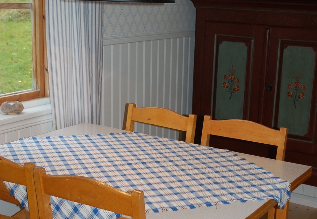Ferienhaus in Ydre - Rot-weisses Ferienhaus am Wald und unweit vom See und Bademöglichkeiten