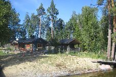 Ferienhaus in Liden - Blockhütte direkt am See mit Boot