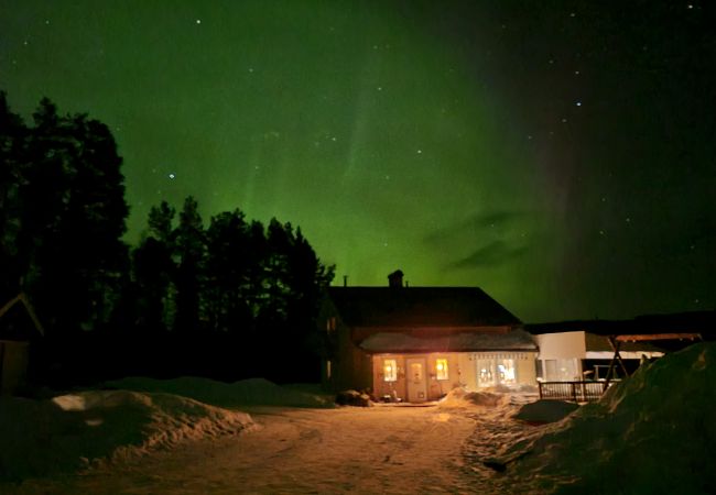 Ferienhaus in Gällö - Traumlage mit riesiger Terrasse direkt am See