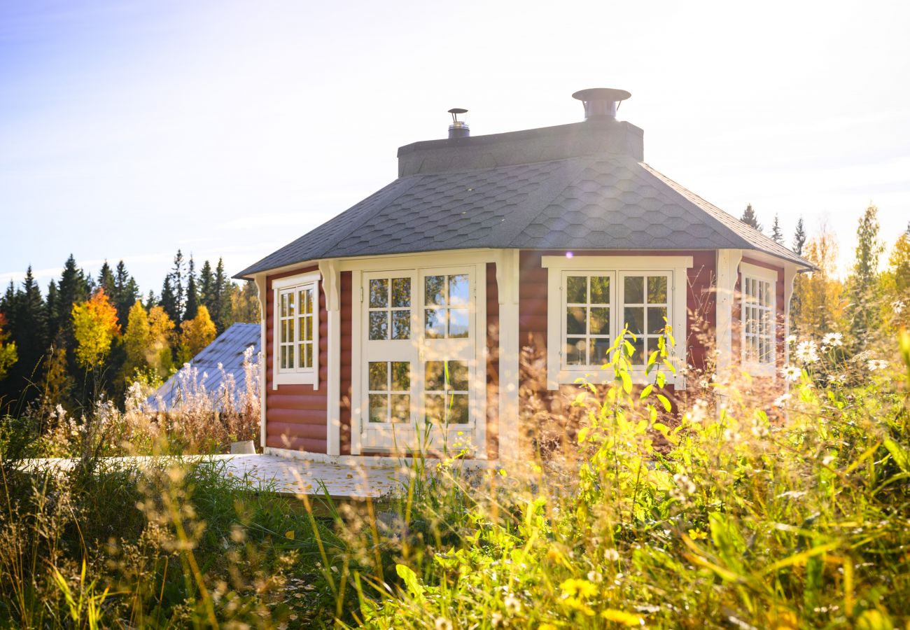 Ferienhaus in Gällö - Traumlage mit riesiger Terrasse direkt am See