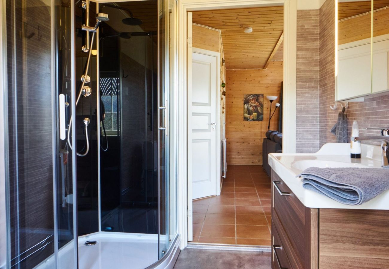 Ferienhaus in Väckelsång - Komfort-Ferienhaus mit Seelage, Motorboot und Pool