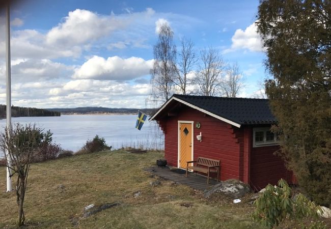 Ferienhaus in Ramsberg - Urlaub am See in Bergslagen mit eigener Badestelle