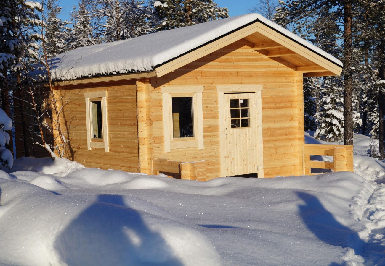 Ferienhaus in Arvidsjaur - Neuerbaute Ferienhütte mit Boot und Sauna