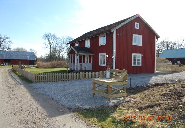 Ferienhaus in Jät - Grosses Ferienhaus auf dem Lande unweit vom Åsnensee