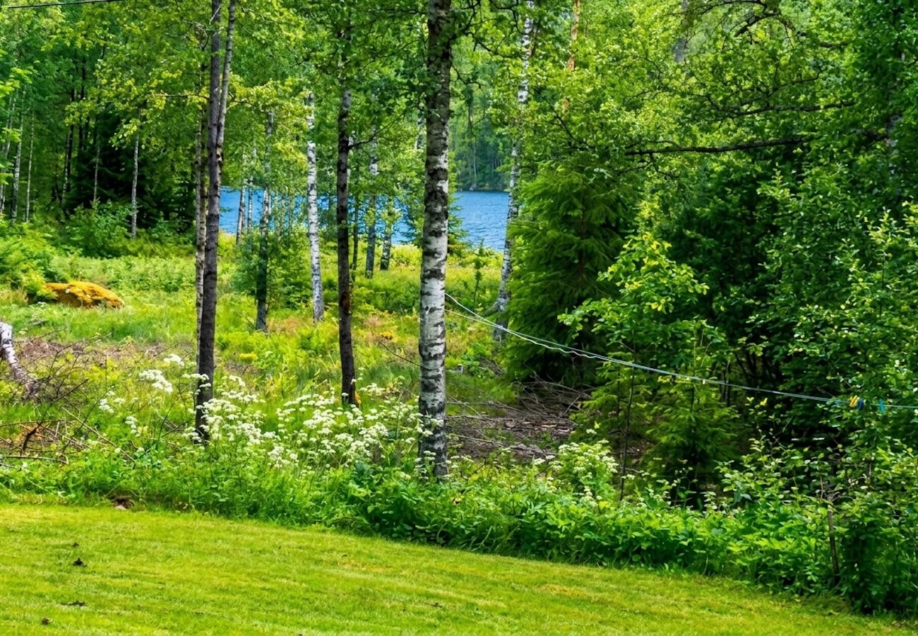 Ferienhaus in Sexdrega - Urlaub mit Boot am See und Internet