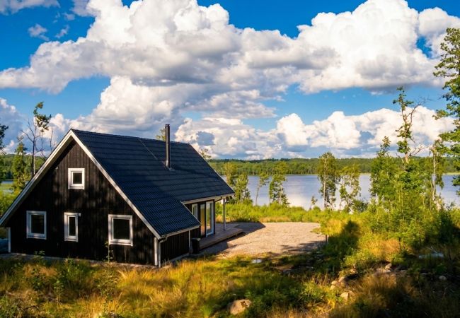 Ferienhaus in Forsheda - Alleinlage - Ferienhaus in Småland direkt am See