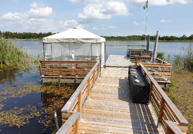 Ferienhaus in Jät - Ferienhaus in Småland direkt am See Åsnen