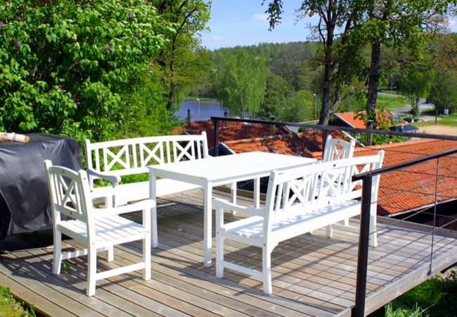 Ferienhaus in Ulricehamn - Schönes Ferienhaus in einer Ferienanlage mit Seeblick und 2 Schlafzimmern