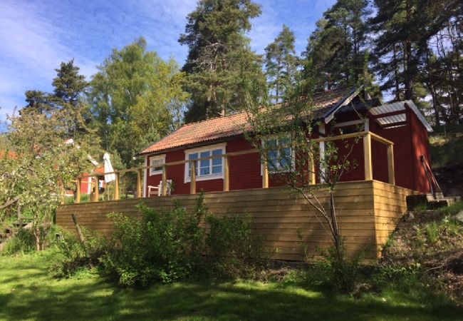 Ferienhaus in Värmdö - Urlaub in den Stockholmer Schären 20 Meter vom Meer