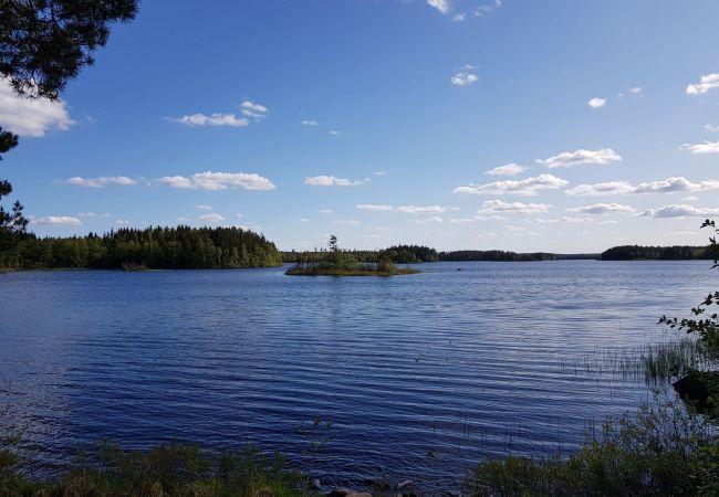 Ferienhaus in Lenhovda - Ferienhaus mit Boot mitten im schwedischen Glasreich