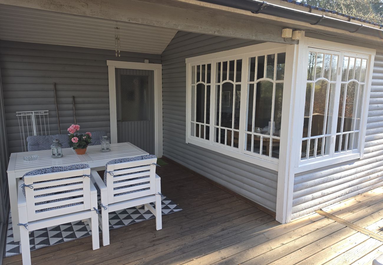 Ferienhaus in Hallaryd - Ferienhaus am See Örsjön mit Internet