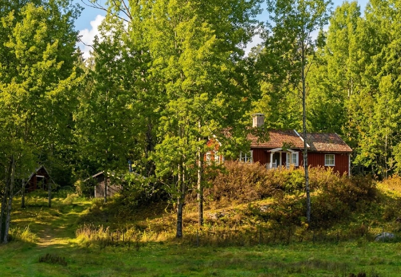 Ferienhaus in Kisa - Rustikales Sommerhaus in Südschweden in Alleinlage