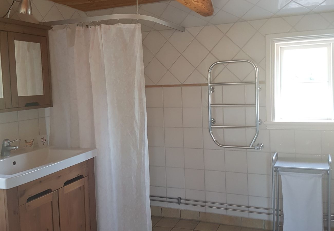 Ferienhaus in Vissefjärda - Ferienhaus in den Wäldern Smålands  mit Boot unweit vom See mit Boot, Internet und Sauna am See