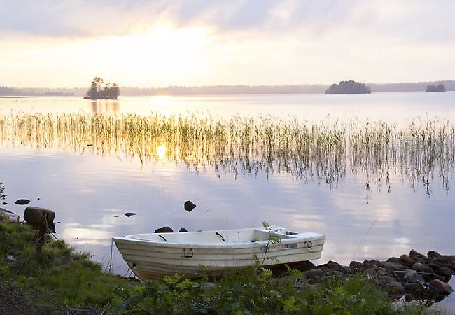 Ferienhaus in Annerstad - Ferienhaus direkt am See Kösen