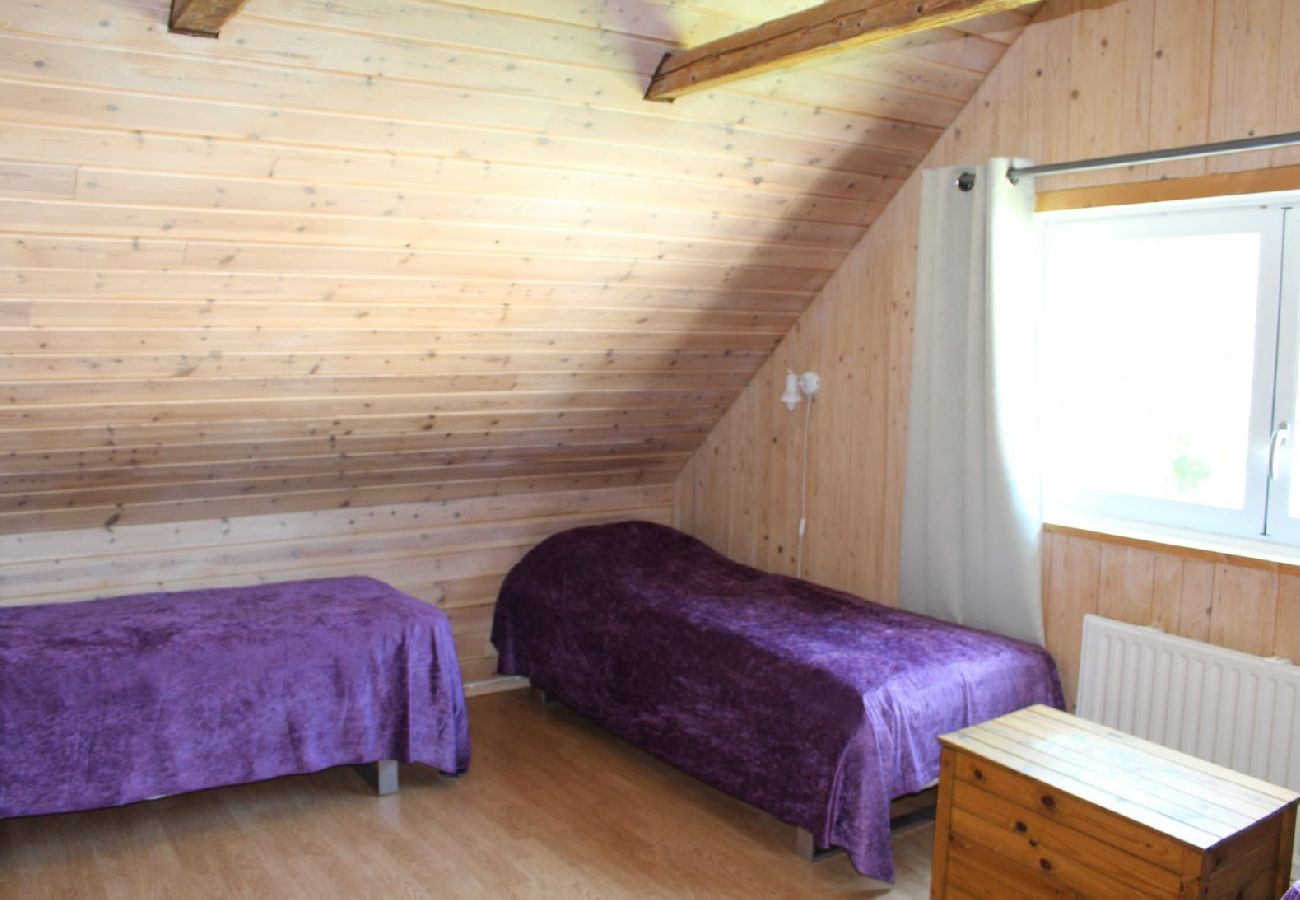 Ferienhaus in Väckelsång - Grosses Komfort-Ferienhaus mit privatem pool , Motorboot und Seeblick