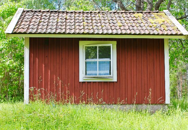 Ferienhaus in Sävsjöström - Urlaub in Alleinlage mitten im Wald mit Sauna und Kanu