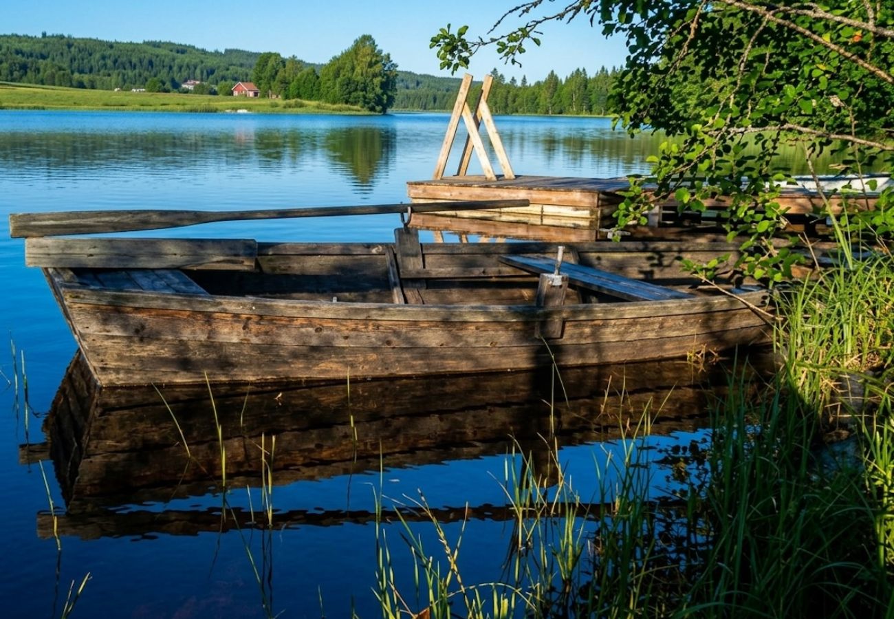 Ferienhaus in Edsbyn - Ferienhaus in Hälsingland mit Seeblick