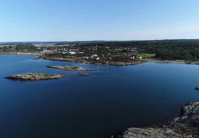 Ferienhaus in Åsa - Großes Ferienhaus 400 Meter vom Meer