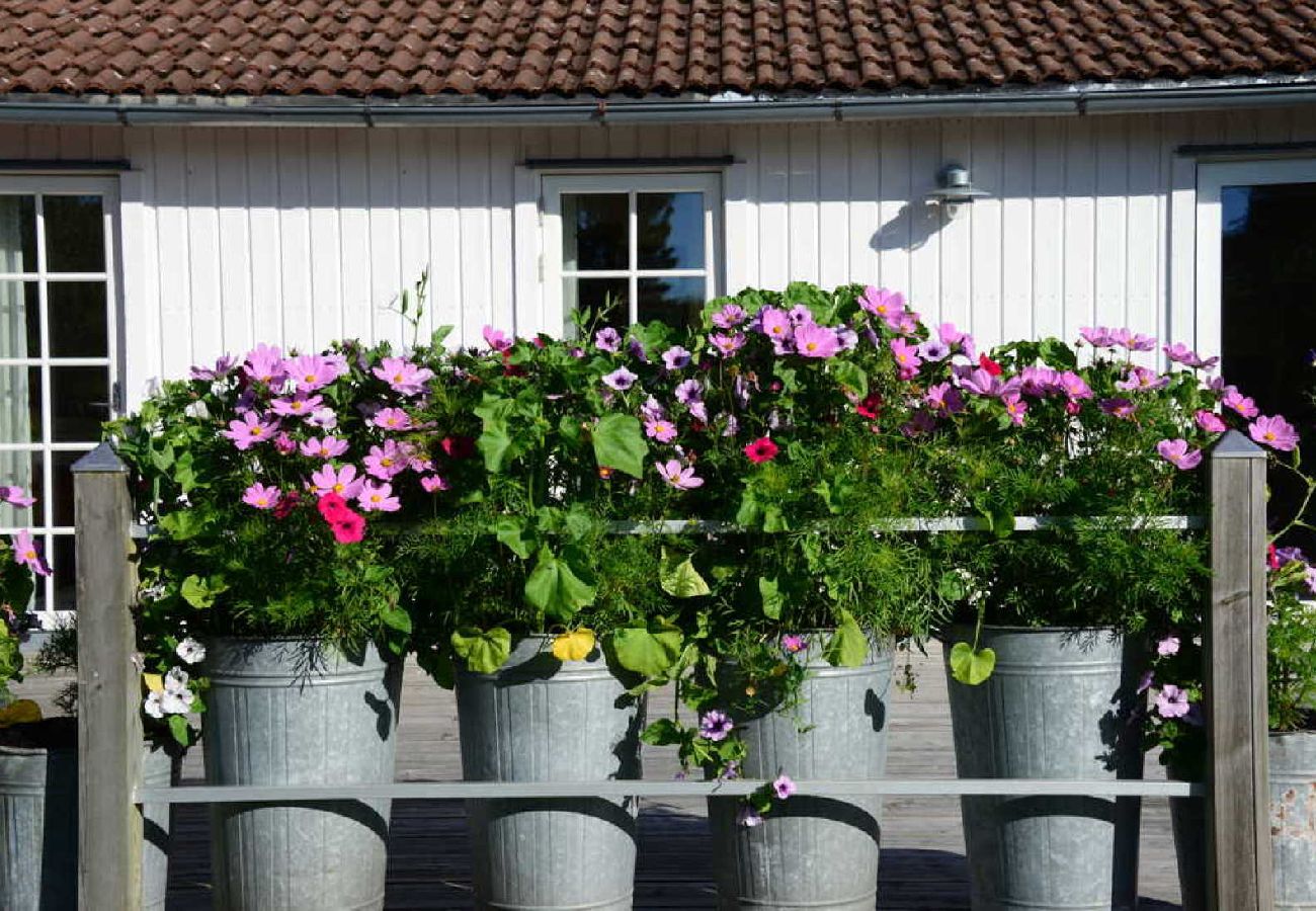 Ferienhaus in Åsa - Großes Ferienhaus 400 Meter vom Meer