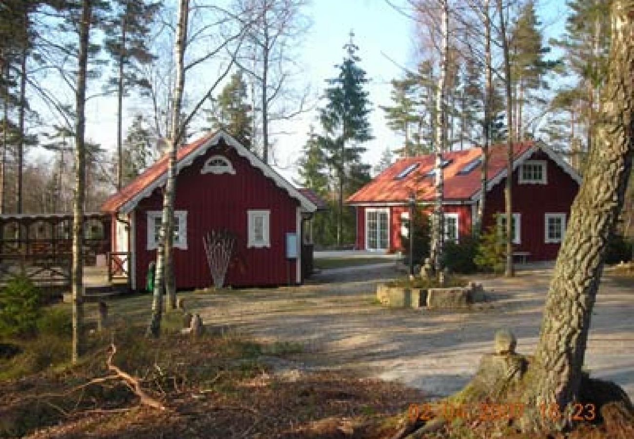 Ferienhaus in Bjärnum - 2 Ferienhäuser mit Sauna und Whirlpool direkt am See