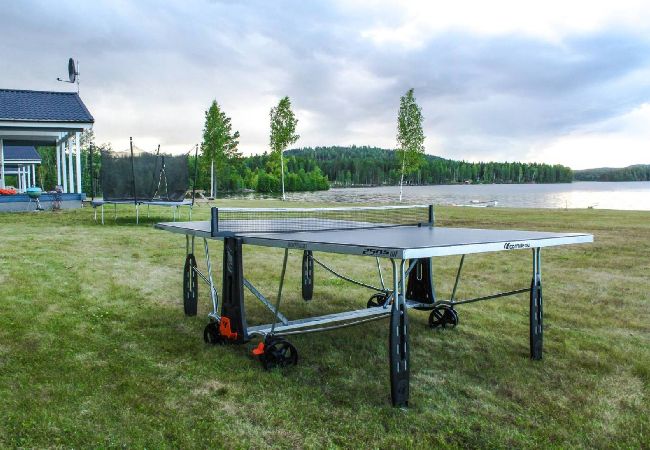 Ferienhaus in Svärdsjö - Modernes Ferienhaus direkt am wunderschönen Hinsensee