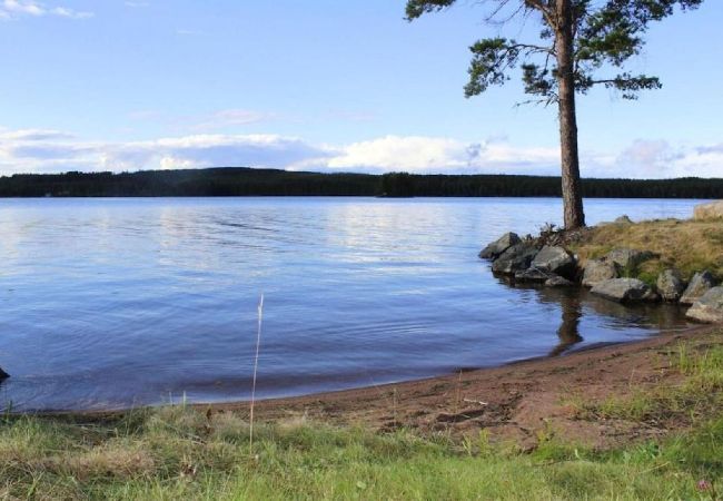 Ferienhaus in Svärdsjö - Modernes Ferienhaus direkt am wunderschönen Hinsensee