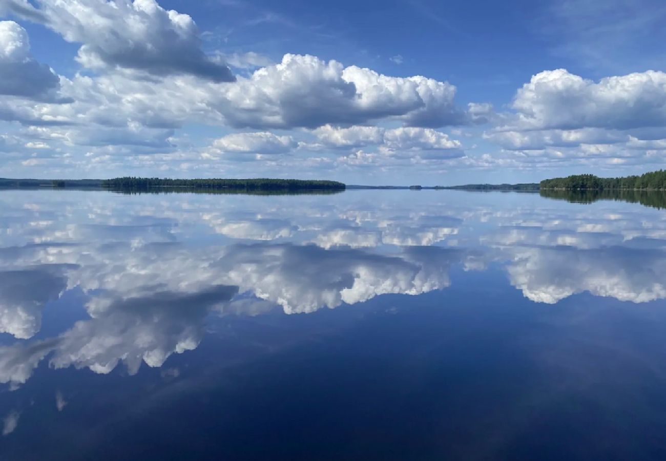 Ferienhaus in Stockaryd - Urlaubsparadies am See mit Boot und Sauna