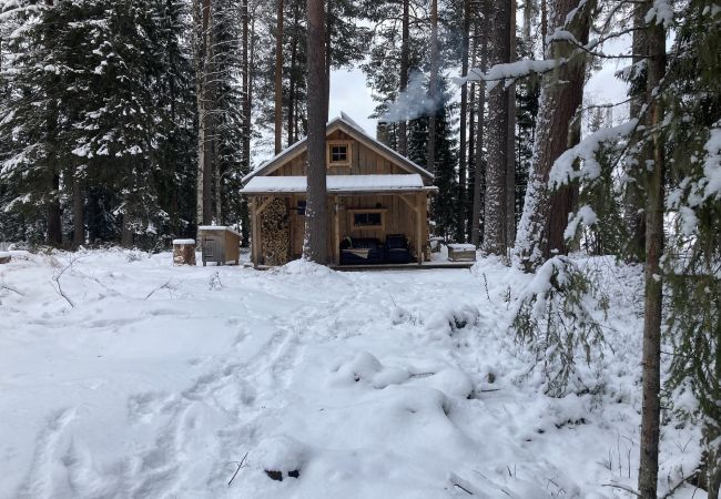 Ferienhaus in Gällö - Urgemütliches Blockhaus am Seeufer und mitten im Wald Ferienhaus in Gällö - Urgemütliches Blockhaus am Seeufer und mitten im Wald