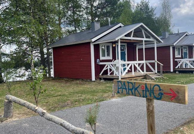 Ferienhaus in Gargnäs - Gemütliche Ferienhütte am See in Lappland