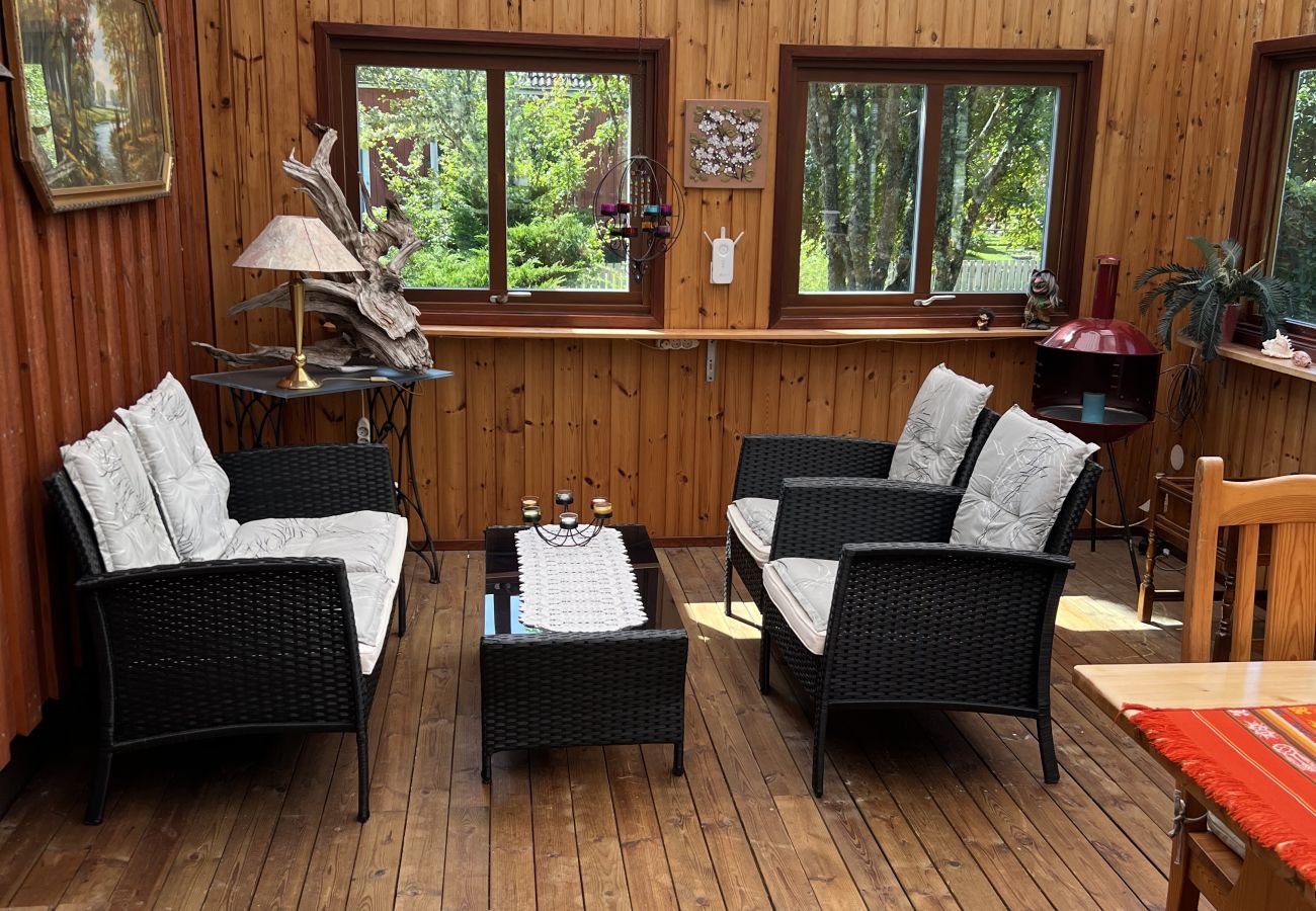 Ferienhaus in Norrhult - Schönes Ferienhaus im Småländischen Glasreich mit eigenem Boot