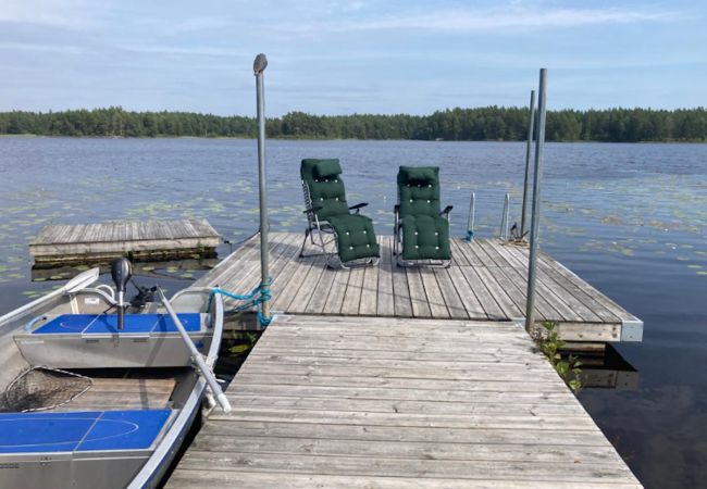 Ferienhaus in Ryd - Wunderbare Ferienhauslage direkt am See in Småland