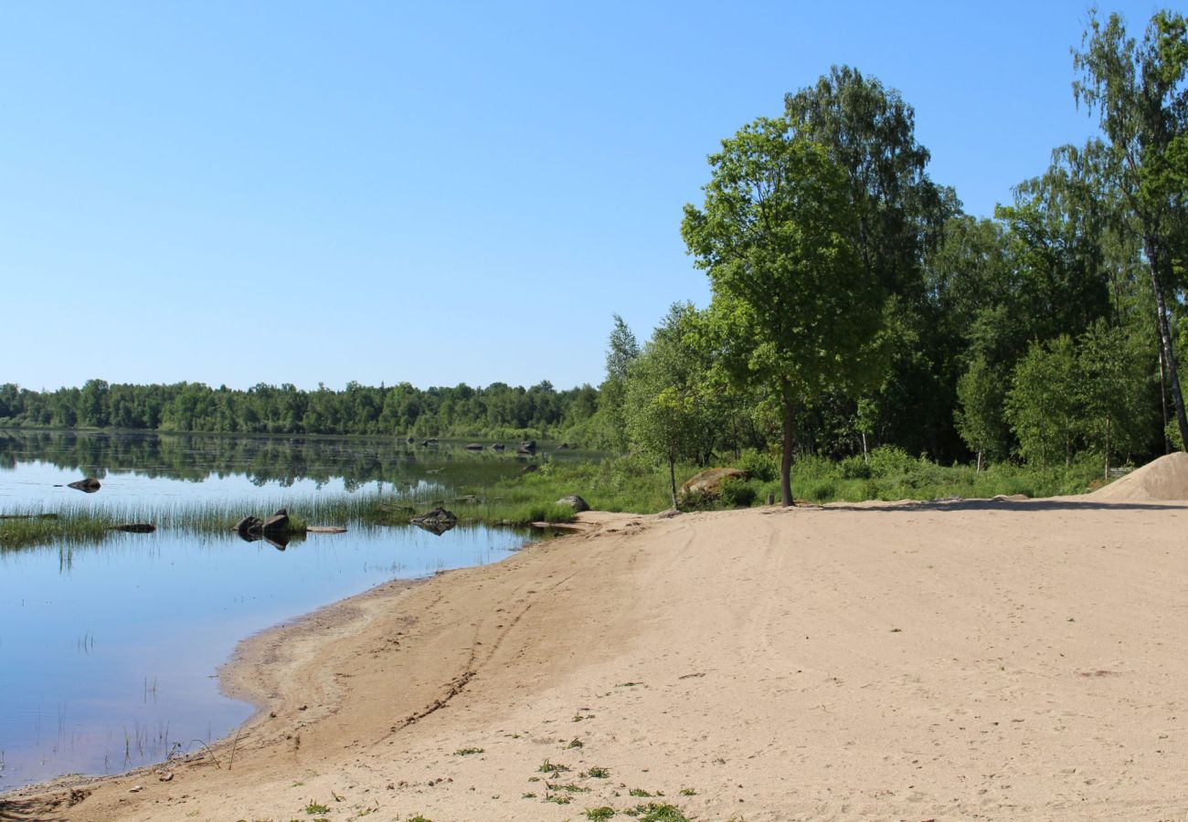 Ferienhaus in Väckelsång - Ferienhaus-Traum am See mit Pool, Internet, Sauna, Kamin und Boot mit Motor