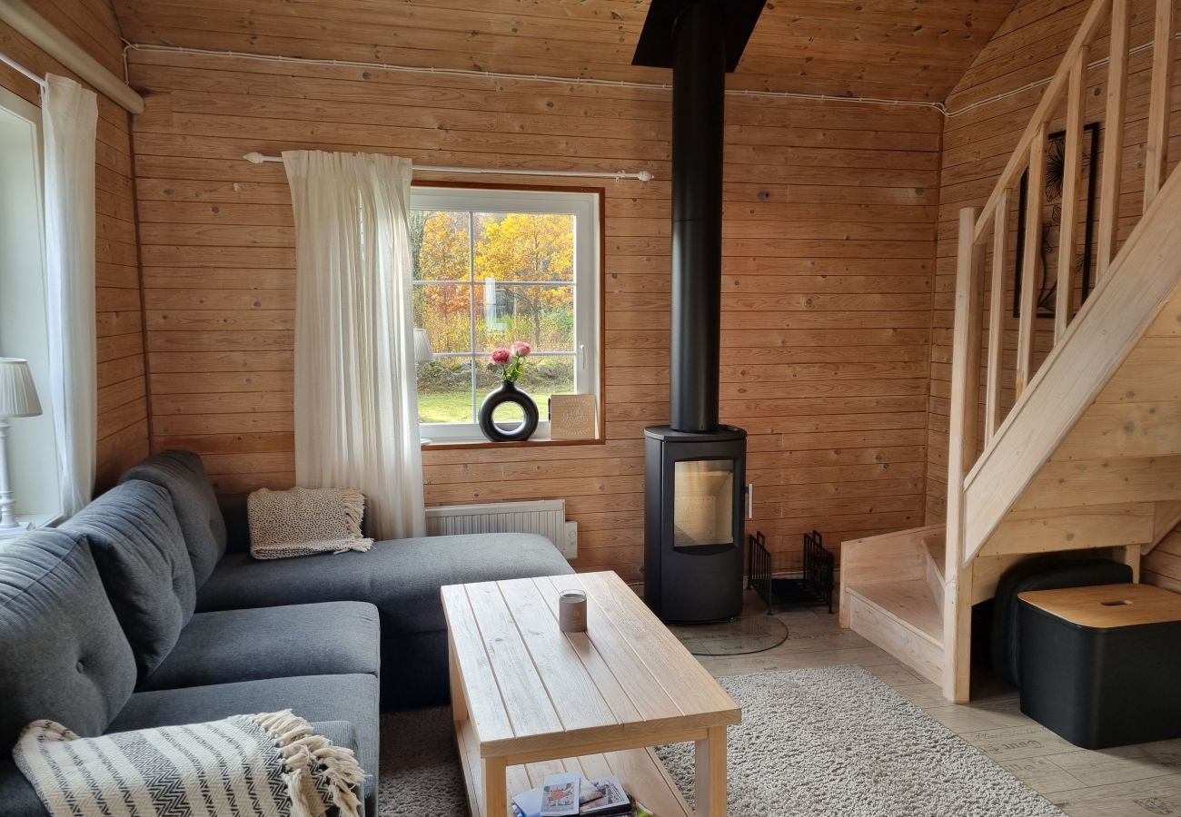Ferienhaus in Väckelsång - Ferienhaus-Traum am See mit Pool, Internet, Sauna, Kamin und Boot mit Motor