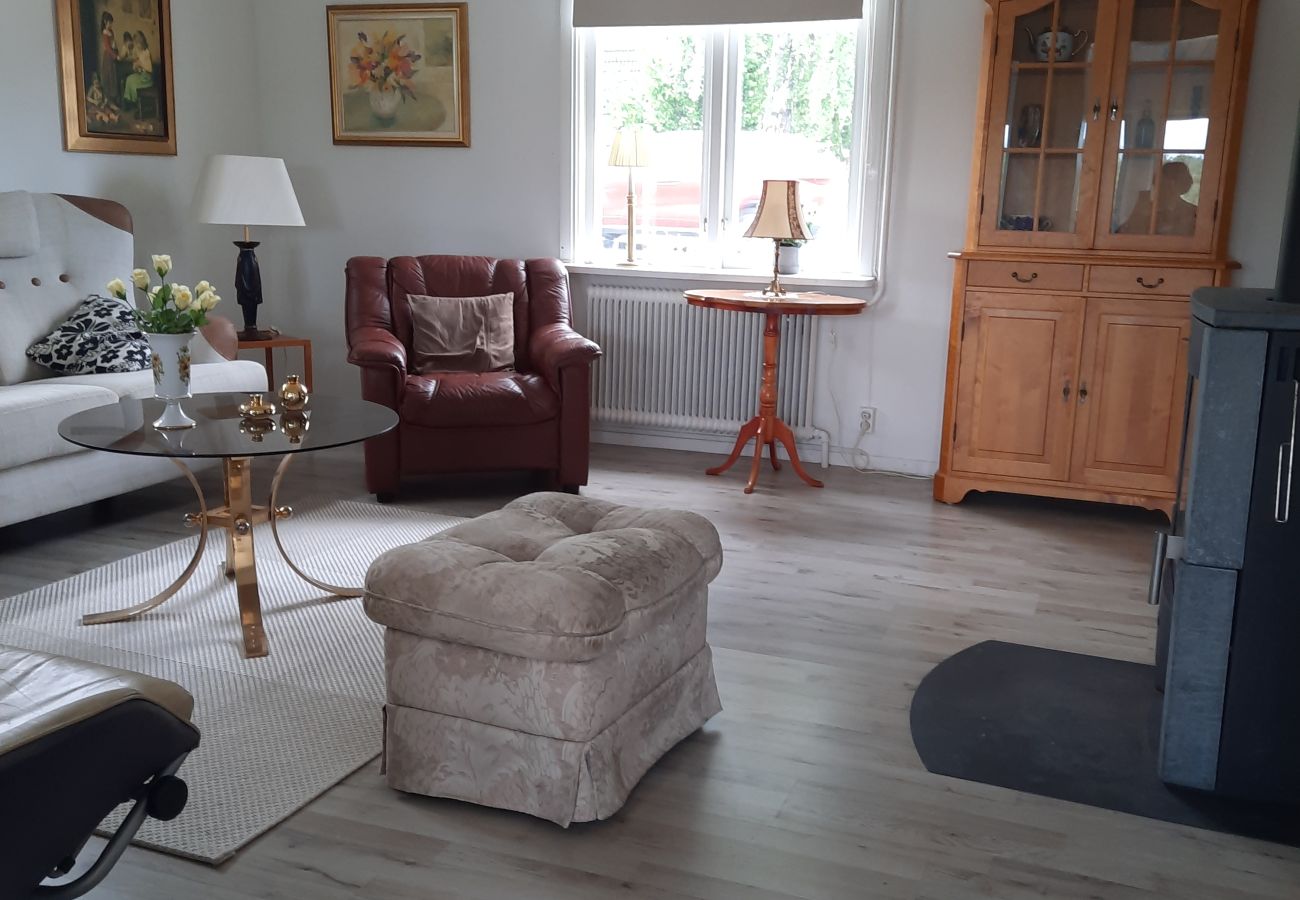 Ferienhaus in Holmsjö - Ferienhaus mit Panoramablick über den See und eigenem Boot