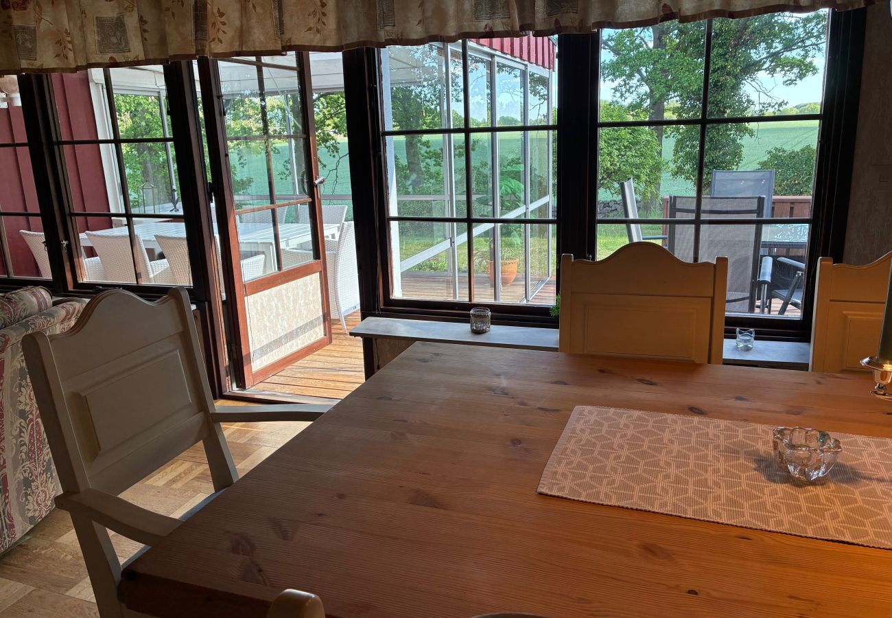 Ferienhaus in Bergkvara - Grosses Ferienhaus am Meer mit Sauna, Boot und Internet