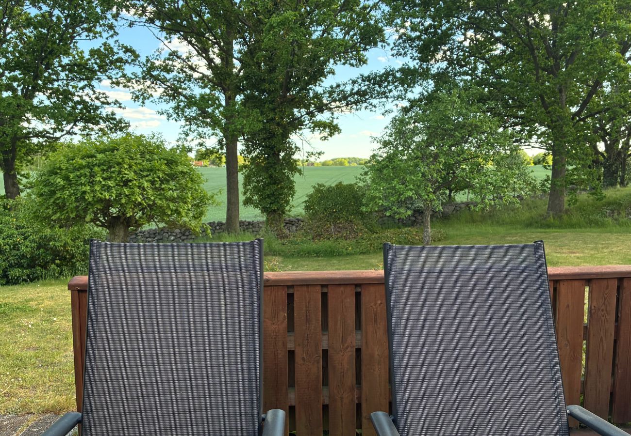 Ferienhaus in Bergkvara - Grosses Ferienhaus am Meer mit Sauna, Boot und Internet
