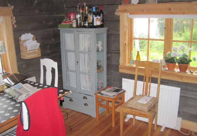 House in Liden - Holiday home directly located on the lake with swimming area