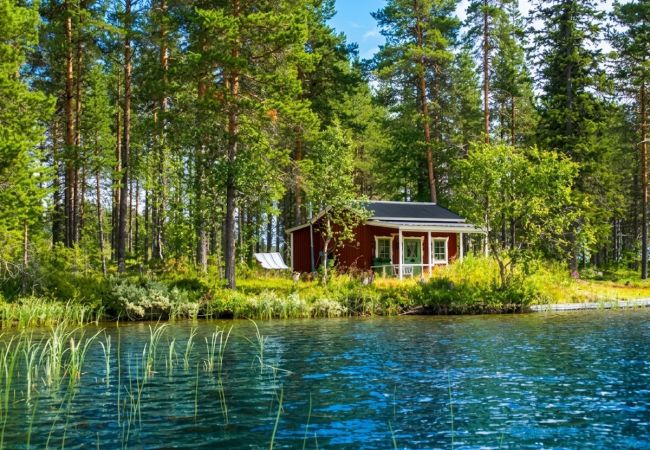 House in Arvidsjaur - Holidays at the lake in the wilderness of northern Sweden