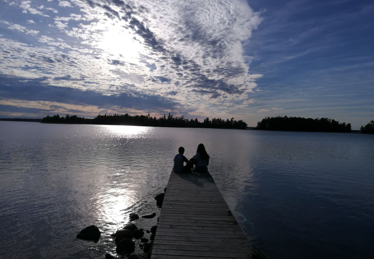 House in Ljungby - Holidays at Lake Bolmen with its own beach