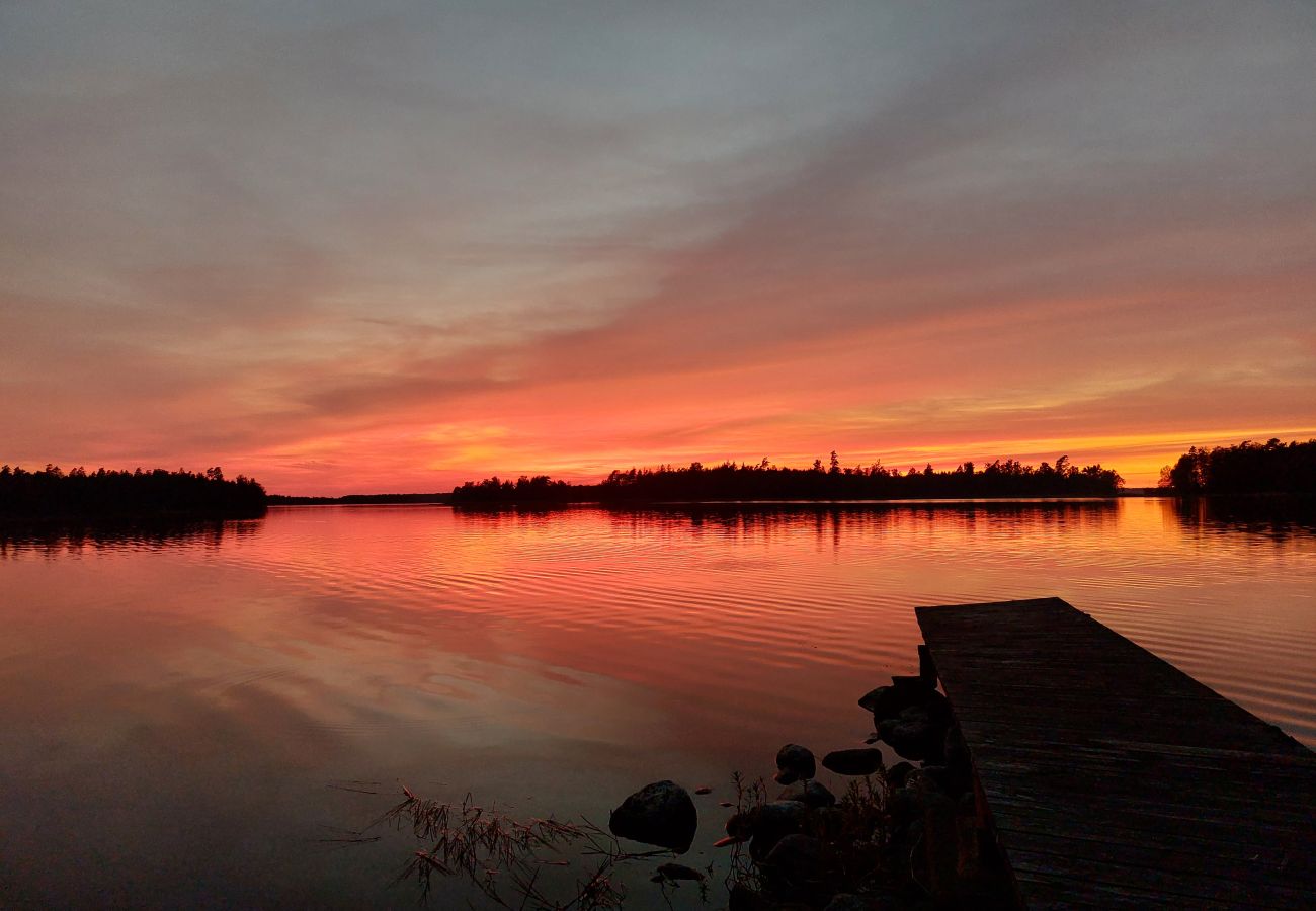 House in Ljungby - Holidays at Lake Bolmen with its own beach
