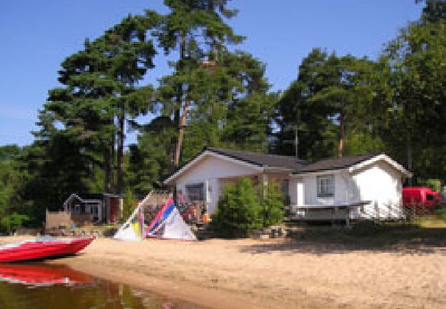  in Örby - Fantastic location at the beach of the lake Öresjö